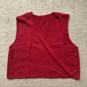 Y2K Red Vest